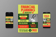 Modern Financial Planning Flyer Set, a Flyer Template by Aiyari Graphic (Thumbnail 1 of 3)