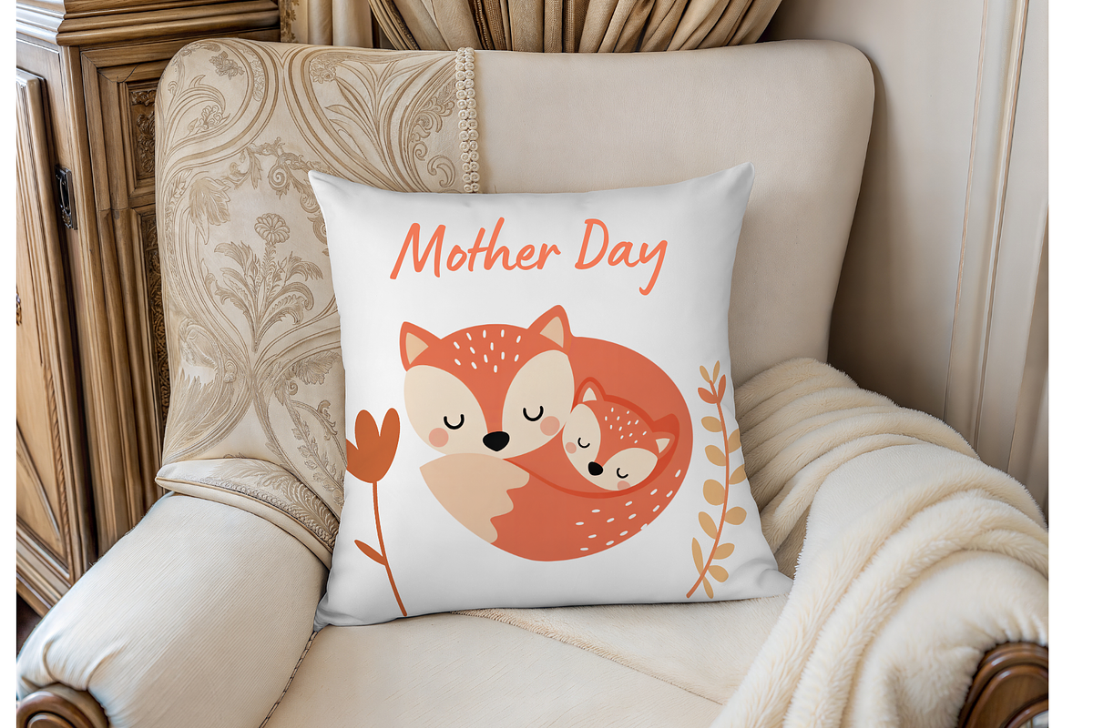 Mother's Day Forest Animals PNG Set, an Illustration by MockupWizard (Photo 4 of 4)