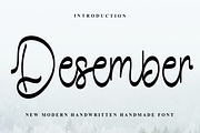 Desember, a Handwritten Font by FreshTypeINK (Thumbnail 1 of 8)