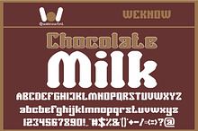 Chocolate Milk font