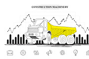 Construction machinery 20 ITEMS, a Technology Illustration by Vladimir Vihrev (Thumbnail 7 of 20)