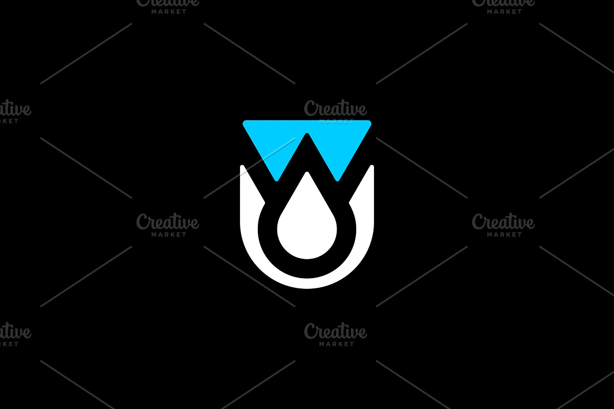 Shield Drop W Letterr Logo Template, a Branding & Logo Template by MenkType Studio (Photo 3 of 3)