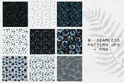 Indigo Plants. Watercolor set., an Illustration by Noli Molly Store (Thumbnail 3 of 6)