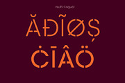 Sukima Stencil Display Font, a Sans Serif Font by Platform Design (Thumbnail 8 of 9)