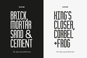 BRICK - A geometric stencil typeface, a Sans Serif Font by Studio Bayley (Thumbnail 4 of 7)