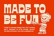 Funzo - Bold Funky Display Sans Font, a Sans Serif Font by Sekyra Lab (Thumbnail 4 of 11)