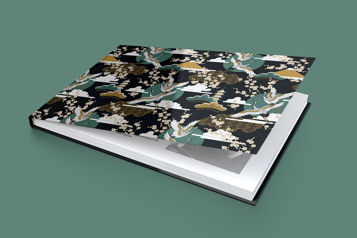 Japanese seamless patterns., a Pattern Graphic by Anna Smirnova (Photo 10 of 16)