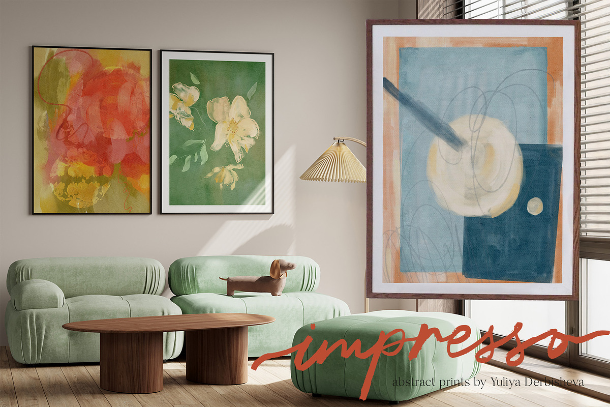 Abstract background print poster, a Background Graphic by Yuliya Derbisheva (Photo 2 of 10)