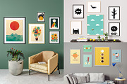 Picture Frame Mockup v5, a Print Template by 2dsight (Thumbnail 2 of 2)