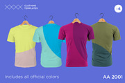 AA 2001 -Blank T-shirt mock up set, a Shirt Mockup by Clothing Templates (Thumbnail 2 of 3)