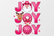 Pink Christmas Bundle, an Illustration by DreamCafeArt (Thumbnail 8 of 8)