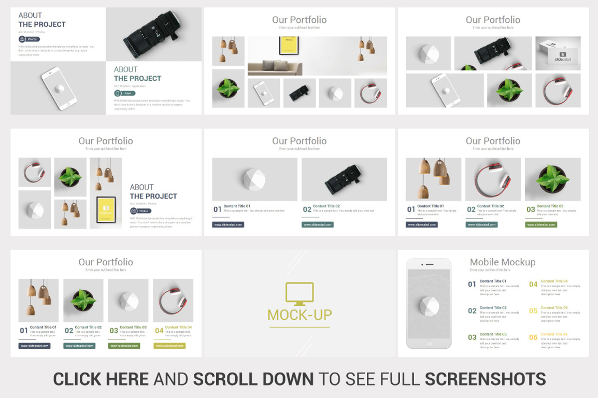 Minimal PowerPoint Template, a Presentation Template by SlideSalad