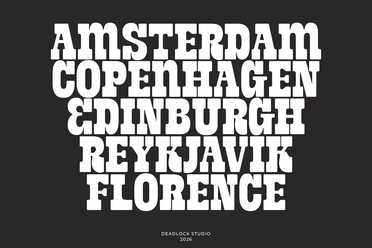 Gravebone, a Slab Serif Font by deadlock studio (Photo 7 of 9)
