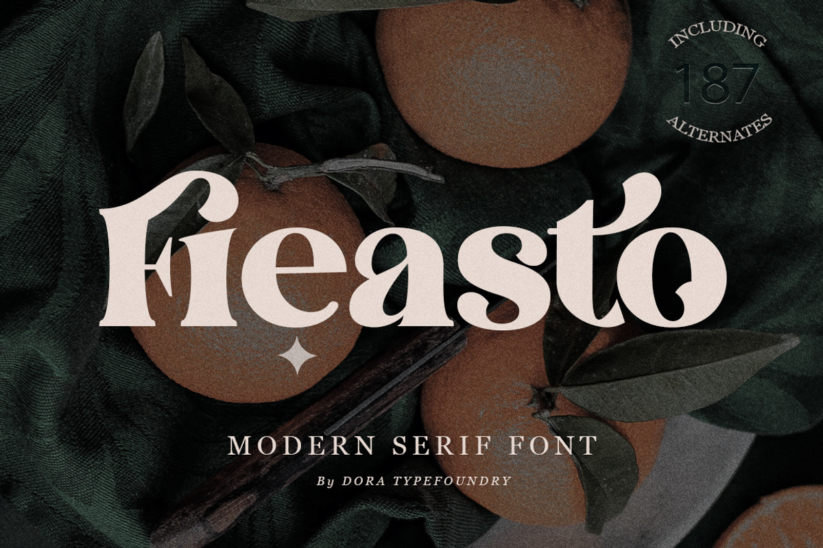 Fieasto, a Serif Font by Dora Typefoundry (Photo 1 of 18)
