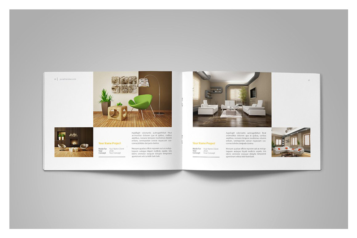 Graphic Design Portfolio Template, a Brochure Template by adekfotografia (Photo 11 of 24)