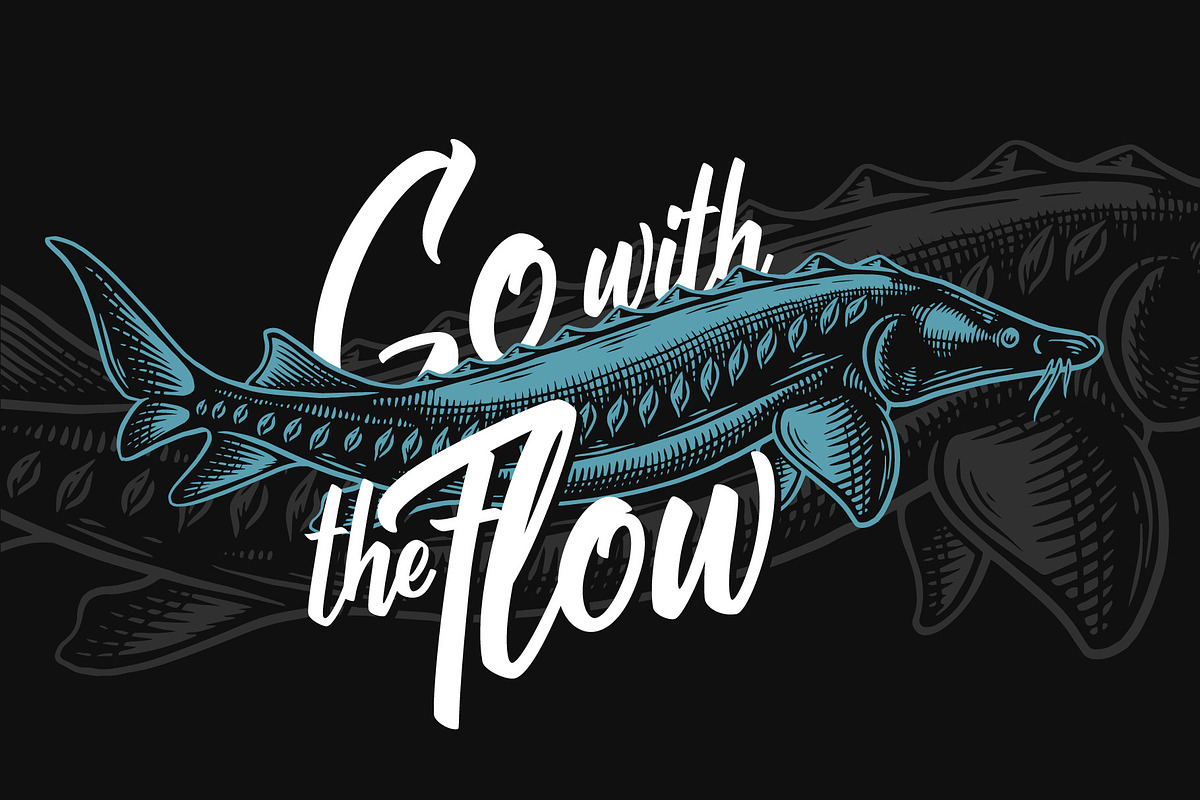 Squidink font & graphics preview 4