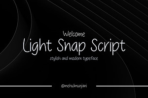 Light Snap 2 Sans Serif Font