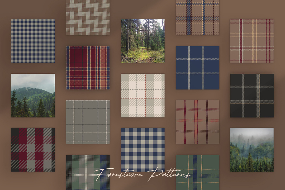 48 Plaid & Tartan Patterns, a Pattern Graphic by IuliiaSavko (Photo 7 of 13)