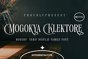 Mogokya Klektore, a Serif Font by Differentialtype (Thumbnail 1 of 11)