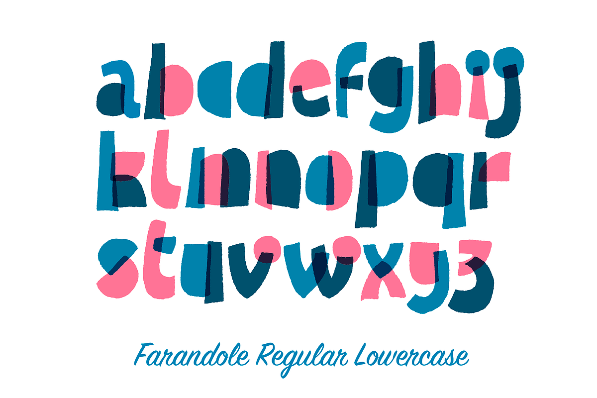 Farandole Layered Color Font 30%OFF preview 8
