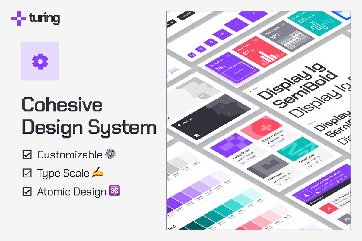 turing UI Kit: AI Health Analytics, an UI Kit Template by strangehelix.bio (Photo 6 of 10)