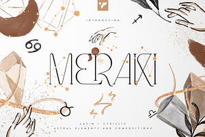 Meraki Display Font More