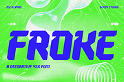 Froke - Japan Y2K Style Font, a Font by Drizy (Thumbnail 1 of 8)