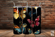 Colorful Crystal Butterflies Pattern, a Pattern Graphic by Creative Store (Thumbnail 5 of 5)