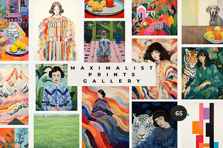 COLORFUL ABSTRACT Prints & Textures, a Background Graphic by Lana Elanor