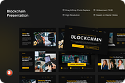 Blockchain Presentation Powerpoint, a Presentation Template by SquidPixey (Thumbnail 1 of 7)