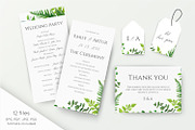 Wedding suite - Forest freshness, an Invitation Template by Alewiena (Thumbnail 5 of 8)
