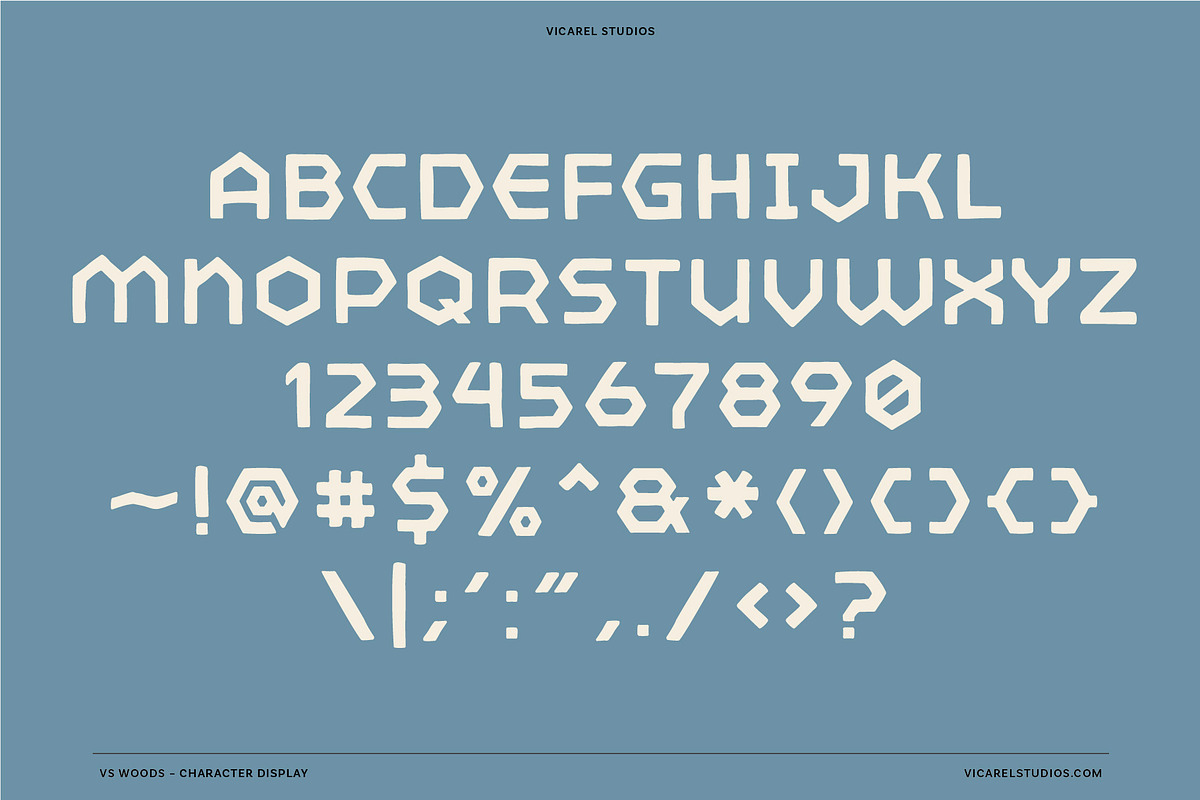 VS Woods // Hand Drawn Font, a Sans Serif Font by Vicarel Studios (Photo 9 of 13)