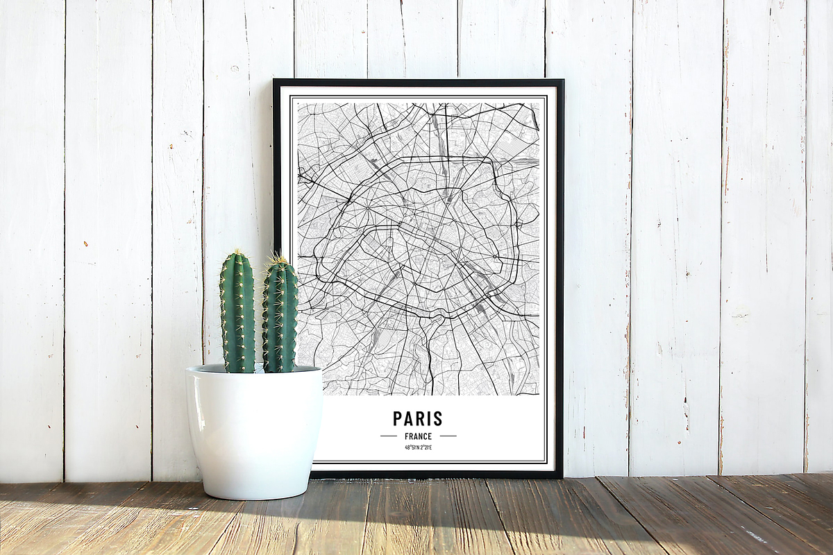 Europe Capitals - City Street Maps, an Illustration by AdrianDragne (Photo 3 of 10)