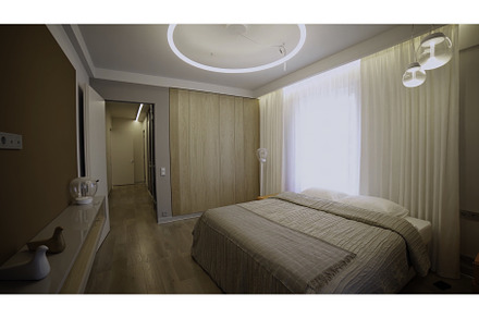 Beautiful modern empty hotel room, an Architecture Photo by Media Whale Stock