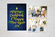Christmas Card Template, a Card Template by TheSeventhDesire (Thumbnail 1 of 3)
