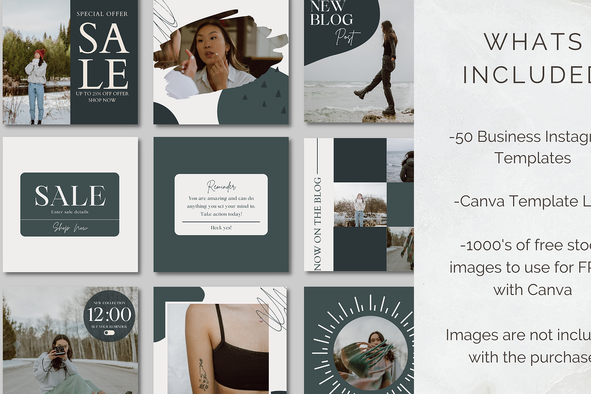 Grey Instagram Template for Business, a Social Media Template by Social Assumptions (Photo 3 of 7)