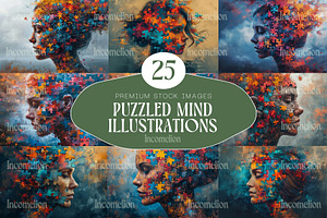 25 Puzzled Mind Illustrations, a Person Illustration by Incomelion