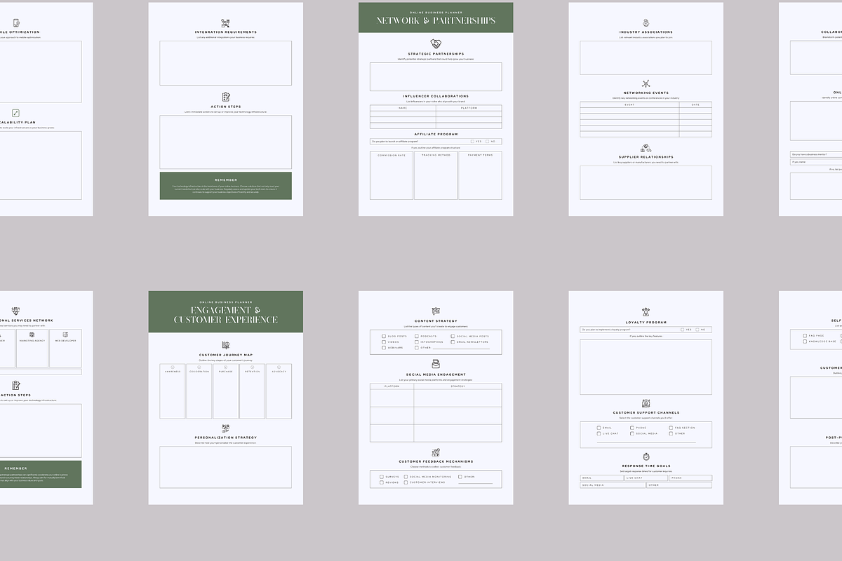 ONLINE BUSINESS PLANNER 2025, a Presentation Template by Daring Digies (Photo 6 of 8)