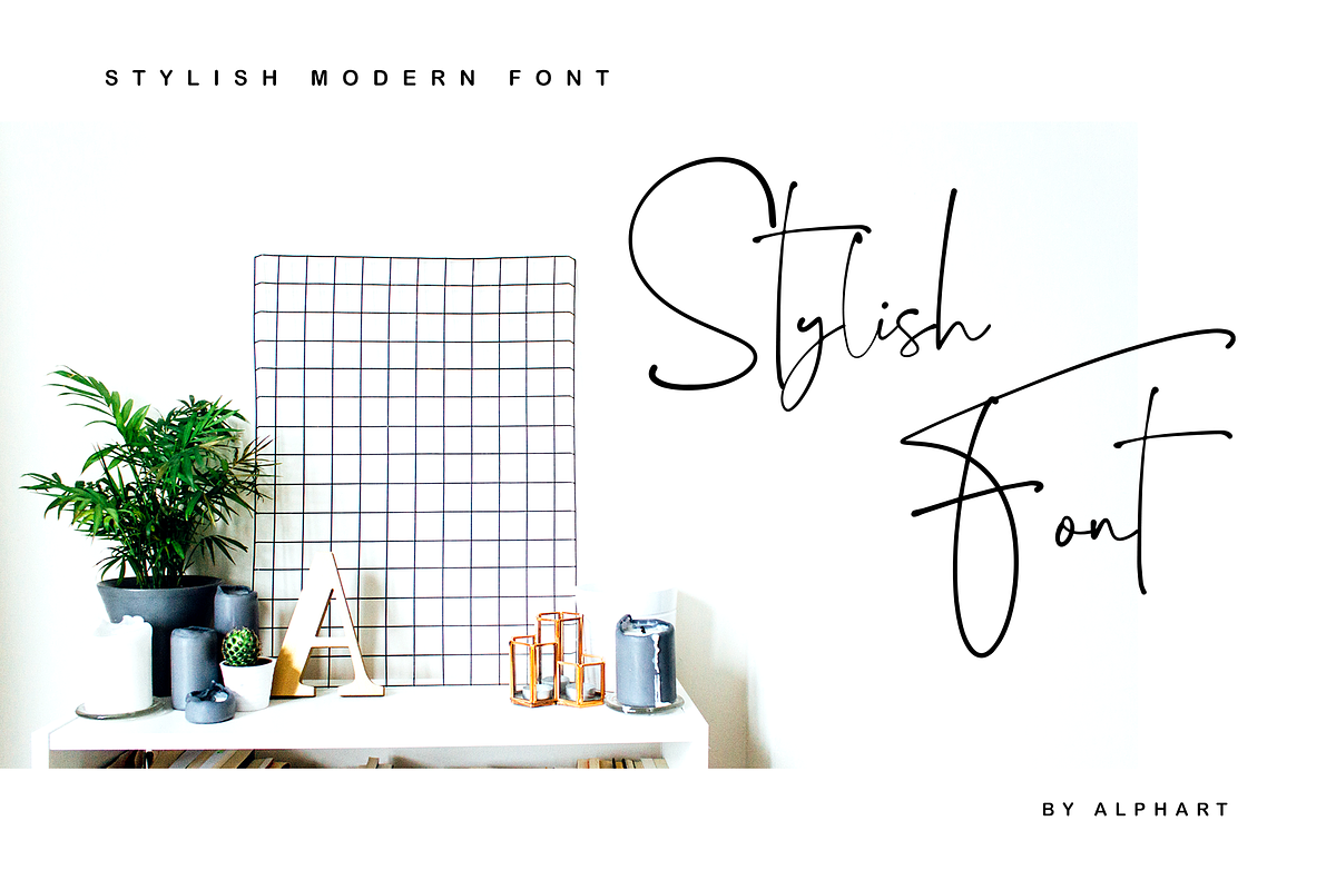 Chillout! - Stylish modern font preview 2