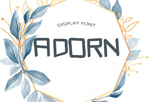 Adorn Summer Font