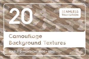 20 Camouflage Backgrounds Textures