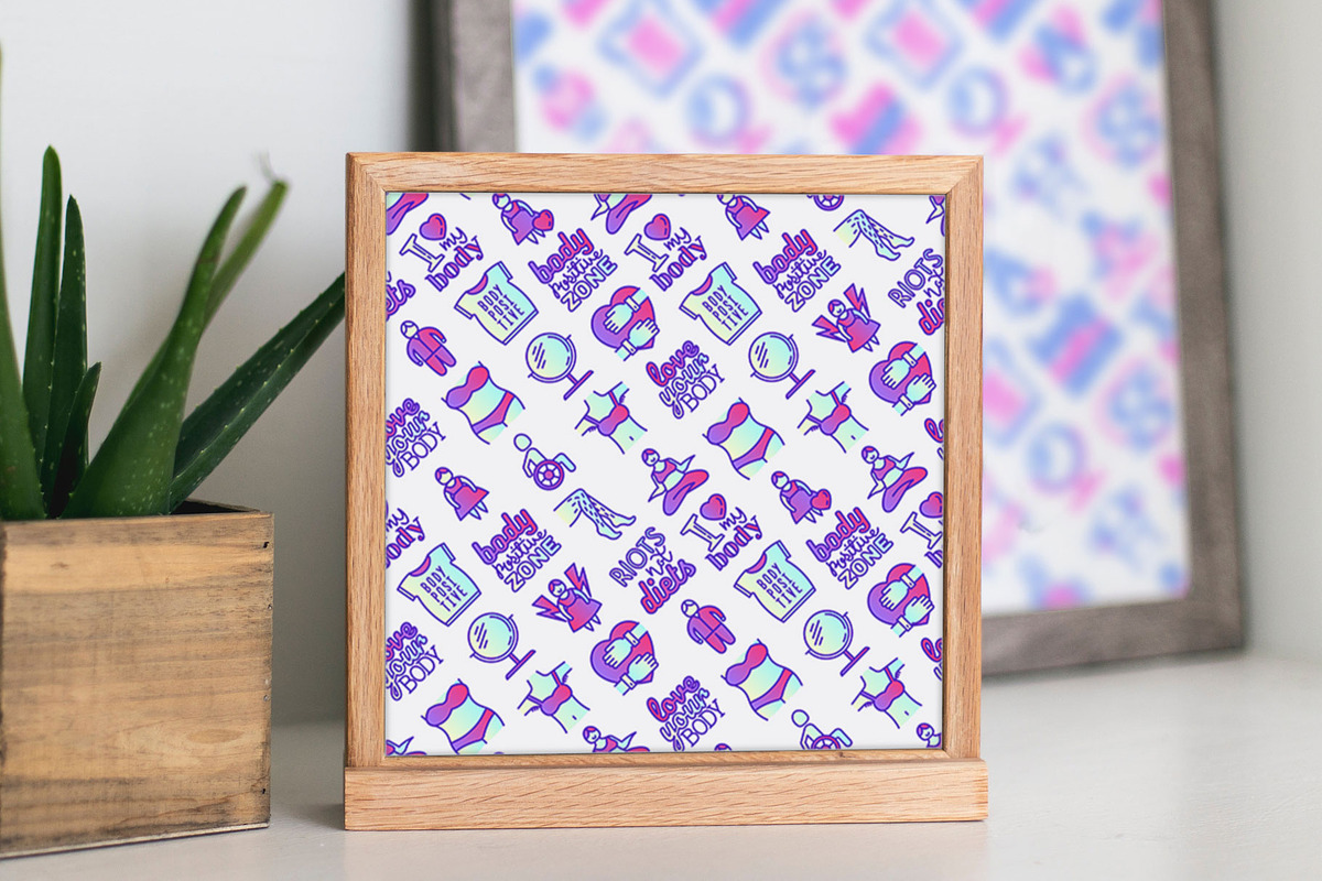 Body Positive Patterns Collection, a Pattern Graphic by Alex Blogoodf (Photo 3 of 9)
