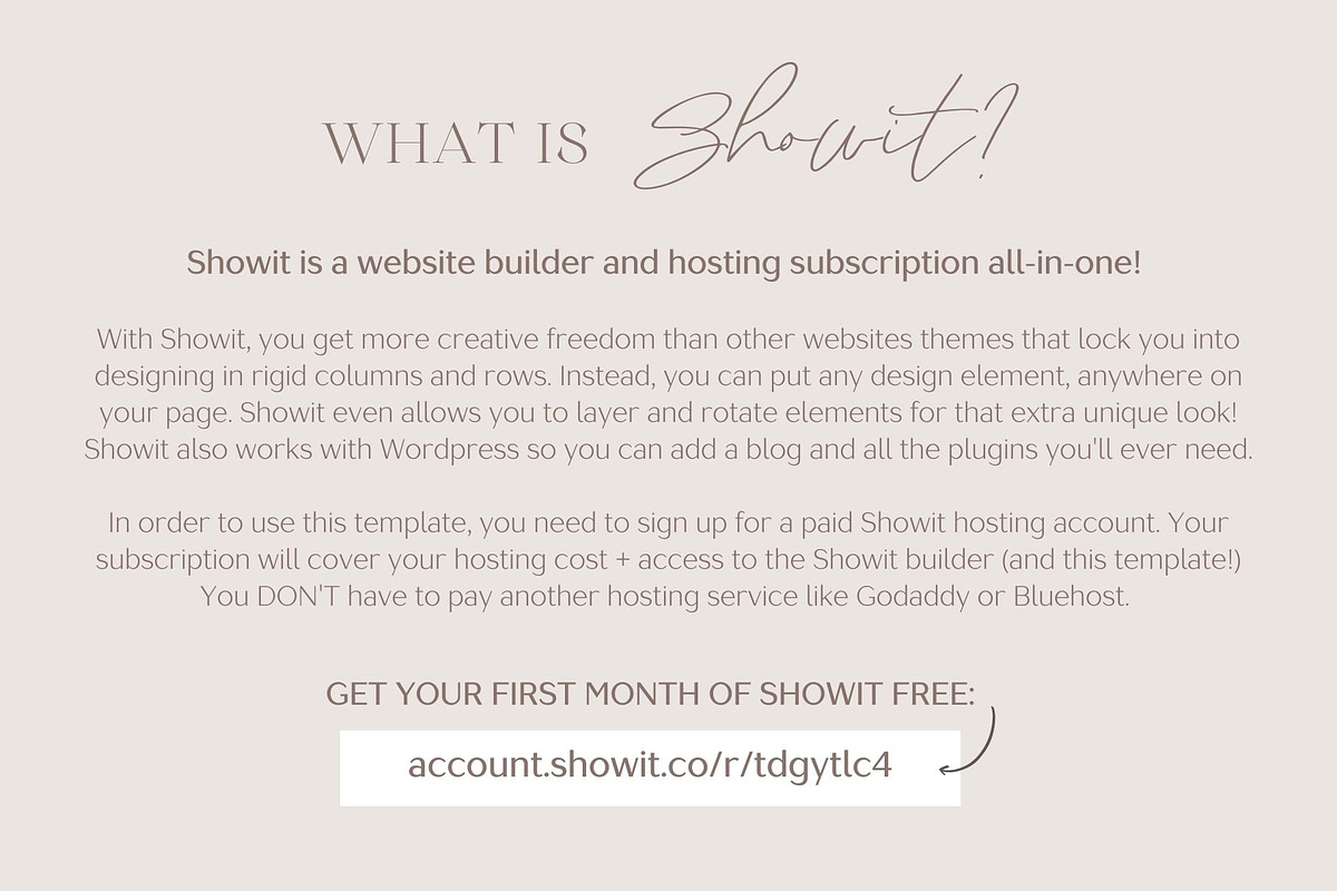 Showit Website Template - Kimberly, a WordPress Template by K Design Co. Shop (Photo 8 of 8)