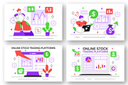 10 Stock Trading Platforms, a Finance Illustration by denayunebgt (Thumbnail 3 of 4)