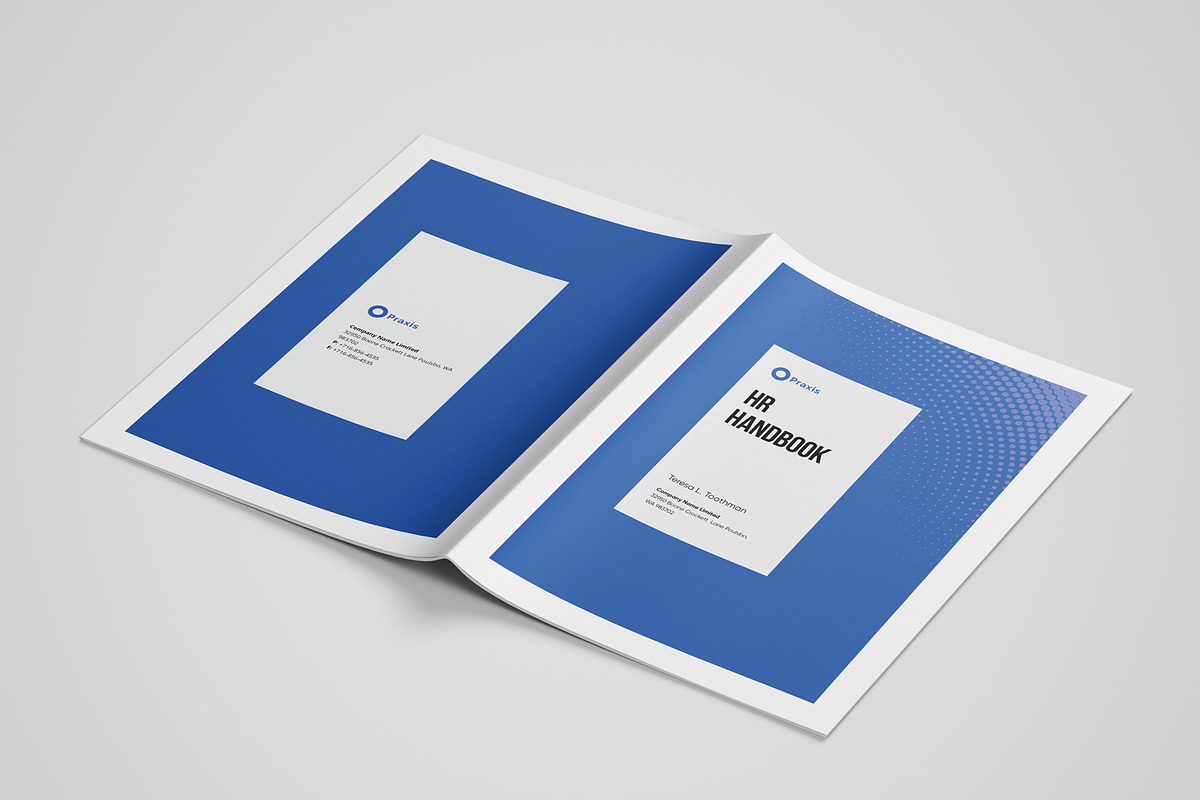 HR / Employee Handbook, a Brochure Template by azadcsstune (Photo 11 of 11)