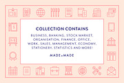 Business Line Icons, an Outline Icon by Made by Made (Thumbnail 2 of 6)