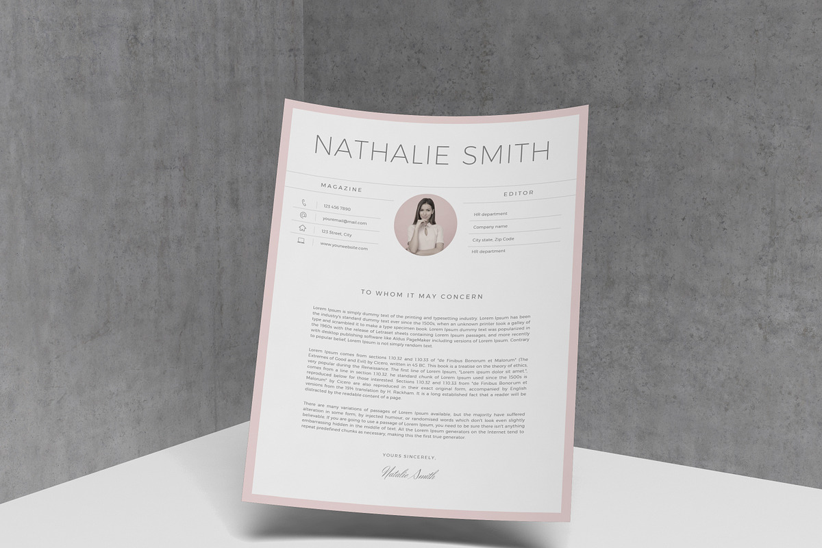 Resume Template / CV Resume Templat, a Resume Template by TheResumeCoach (Photo 4 of 9)