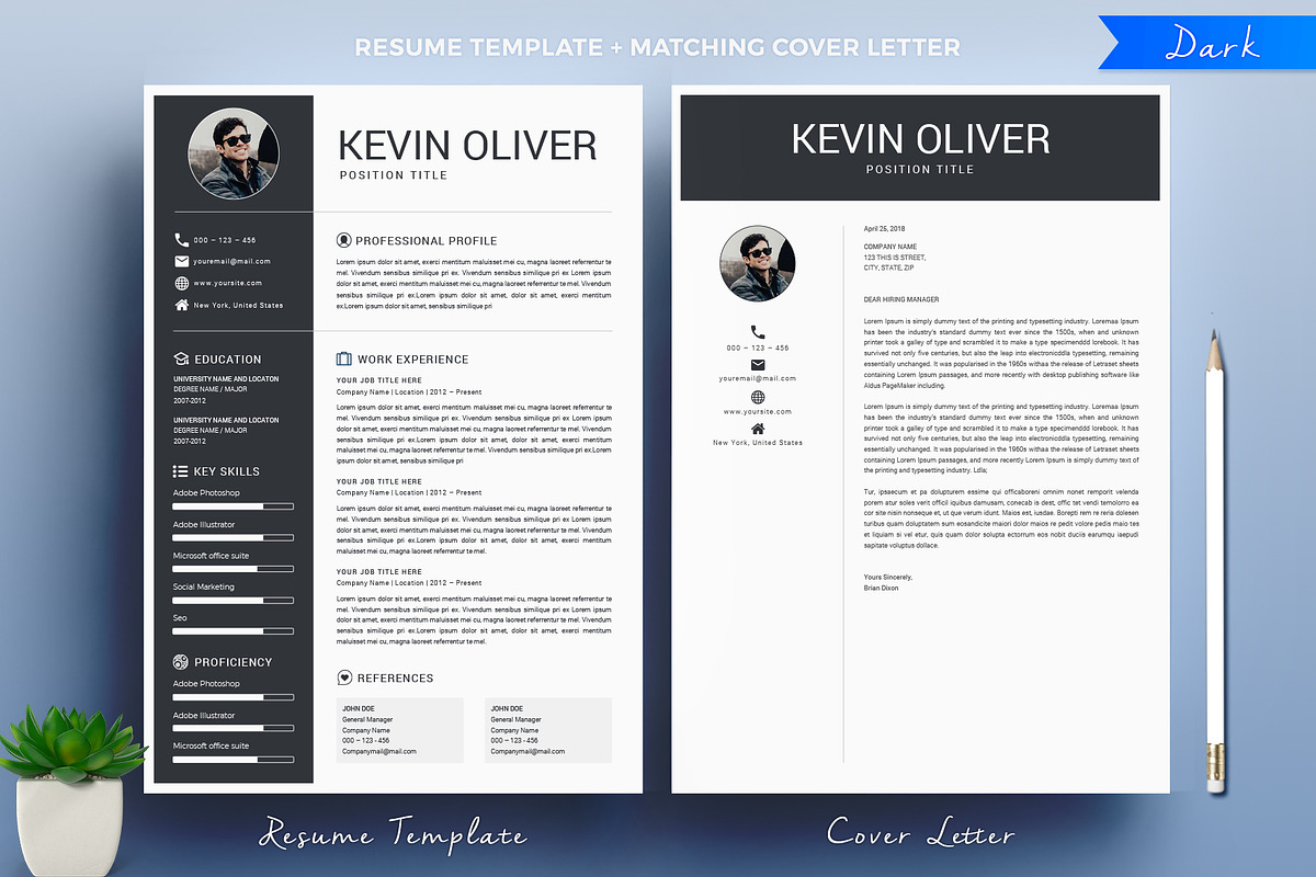 Resume Template Word, a Resume Template by A1RESUME (Photo 4 of 4)