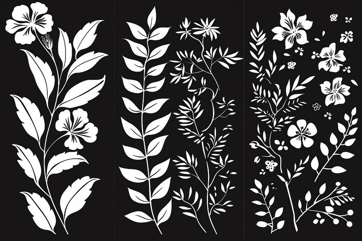 Floral Vine Laser Cut Bundle, an Object Graphic by hafijul (Photo 10 of 10)