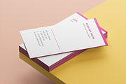 Mod Business Cards, a Business Card Template by Cassandra Cappello (Thumbnail 1 of 3)